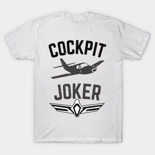 Pilot Airplane Aviator Cockpit Flying Fun T-Shirt